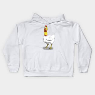 Rubber Headed Chicken Kids Hoodie